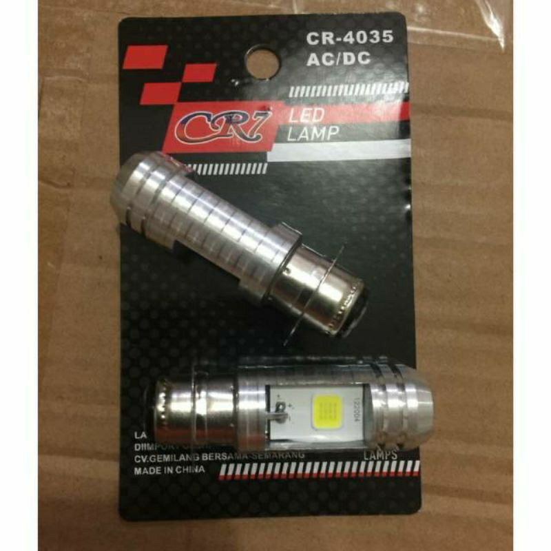 BOHLAM LAMPU LED H6 MOTOR SPACY LAMPU DEPAN 2 SISI HONDA SPACY