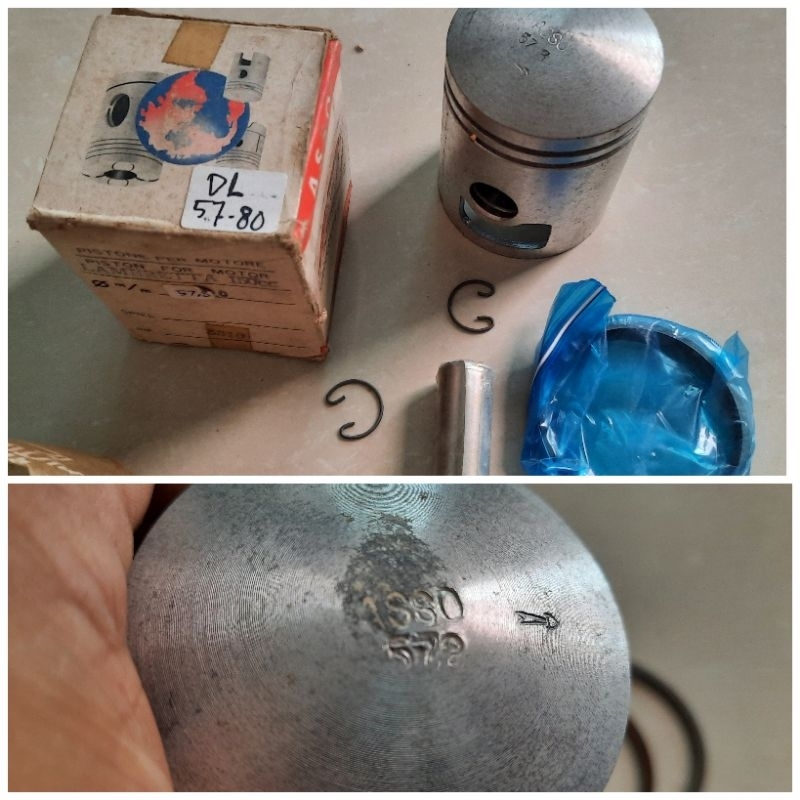 Piston Seher Asso Lambretta DL150 GP150 Li150 Size 57.80