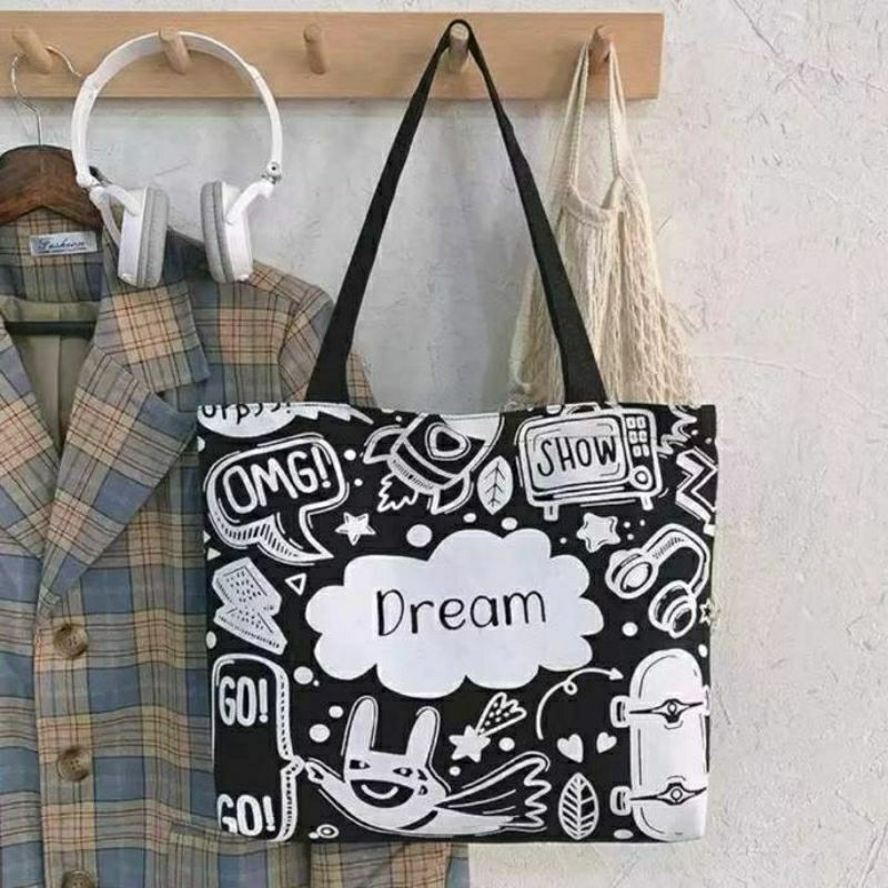 Arifirn Dream - Premium Tas Tote Bag Wanita dan Pria