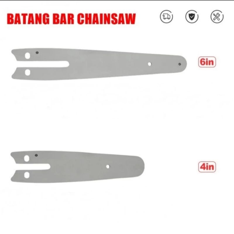 Spare Part Batang Bar Chainsaw 4inch/6inch