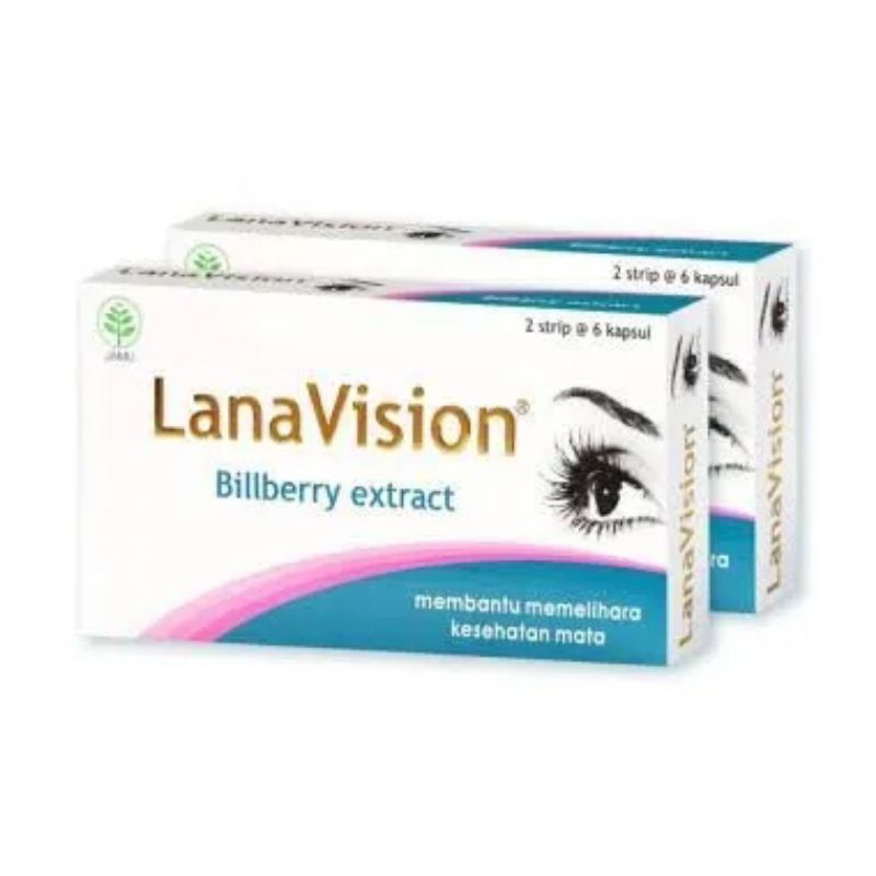 LANA VISION BILBERRY EXTRACT ISI 12 / SUPLEMEN KESEHATAN MATA