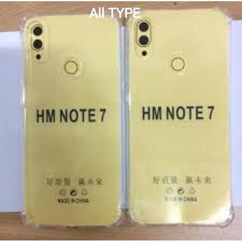 Case casing Bening Xiaomi Redmi Not7 Not8 Not9 Anticrak Clear Transparan