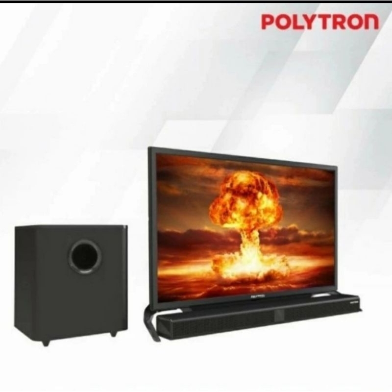 TV LED POLYTRON 32 Inch Digital + Soundbar Speaker