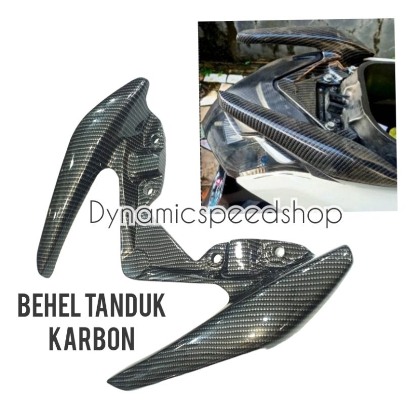 behel tanduk carbon nmax begel potong nmax behel karbon nmax lama