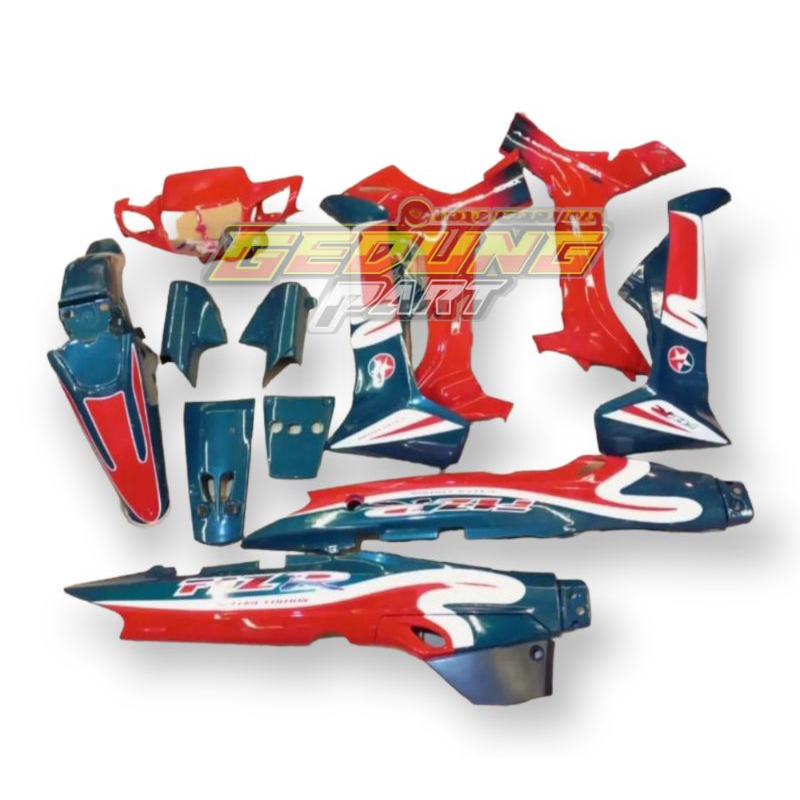 cover body fiz r full set bodi halus yamaha fiz r caltex hijau merah fullset body yamaha fiz r