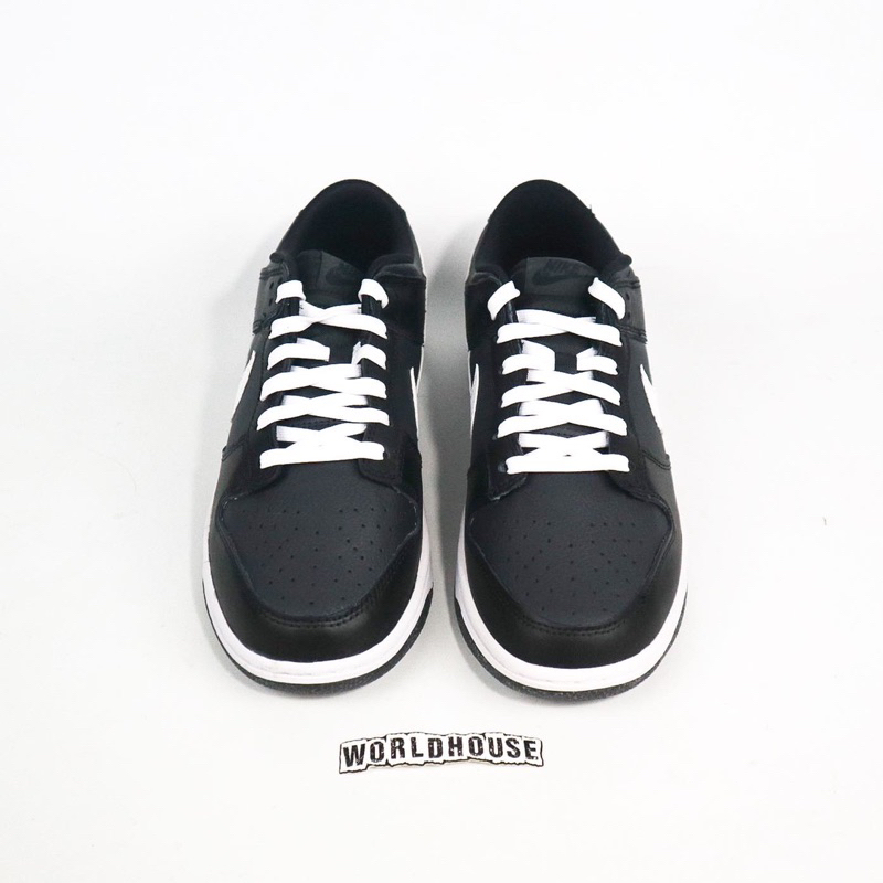 nike dunk low retro black white original