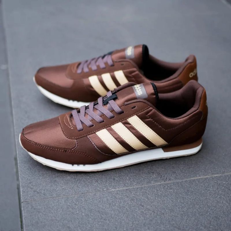Sepatu Adidas Neo City Racer Brown Moca