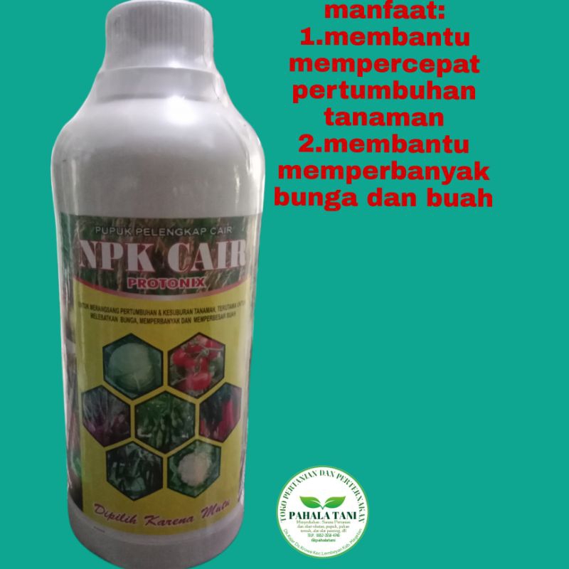 NPK CAIR/PROTONIK/pupuk cair/npk cair/pupuk daun bunga dan buah/500ml