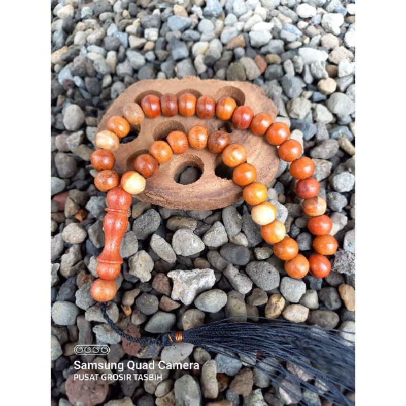 Tasbih secang asli 8mm tasbih kayu secang 33 butir tasbih secang brahma tasbih