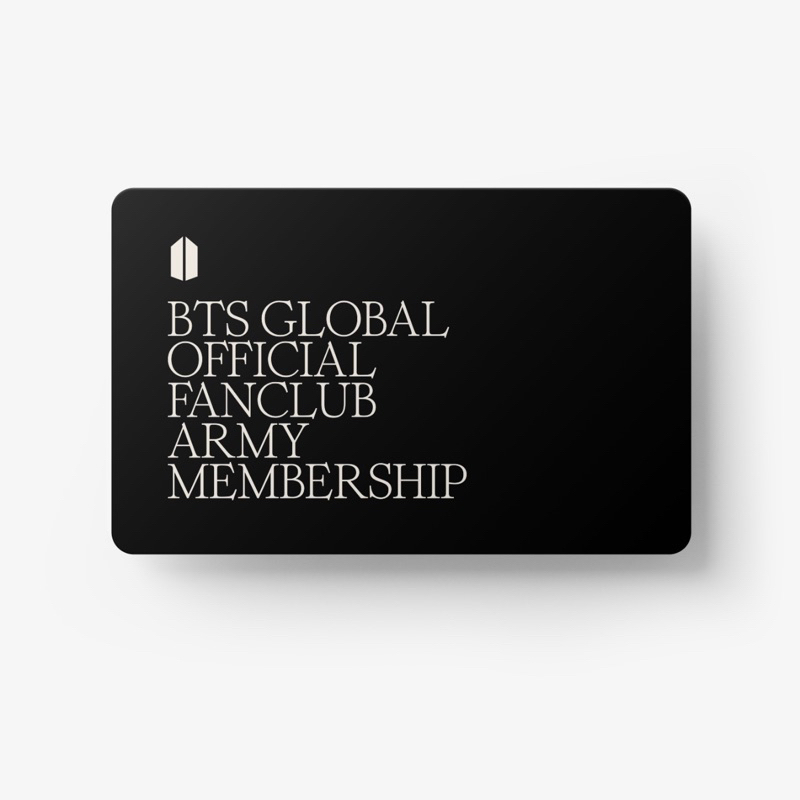 BTS - ARMY MEMBERSHIP