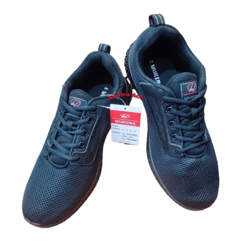 Sepatu Wukira Athena Hitam Sepatu Unisex Sepatu Tali Sepatu Cowok Cewek Sepatu Sekolah