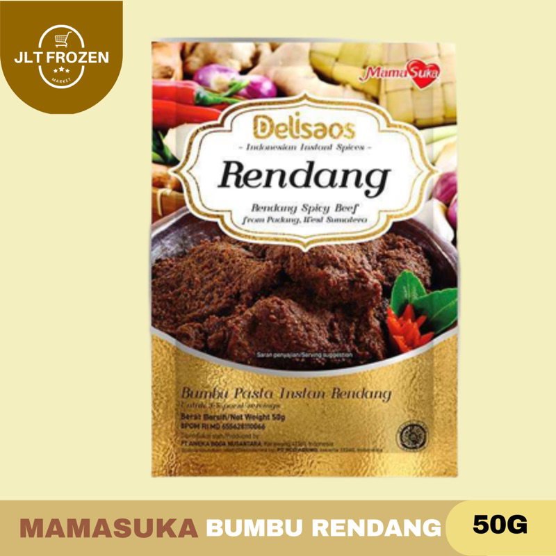 

Mamasuk Delisaos Bumbu Rendang Instan / Bumbu Soto Ayam - 50g