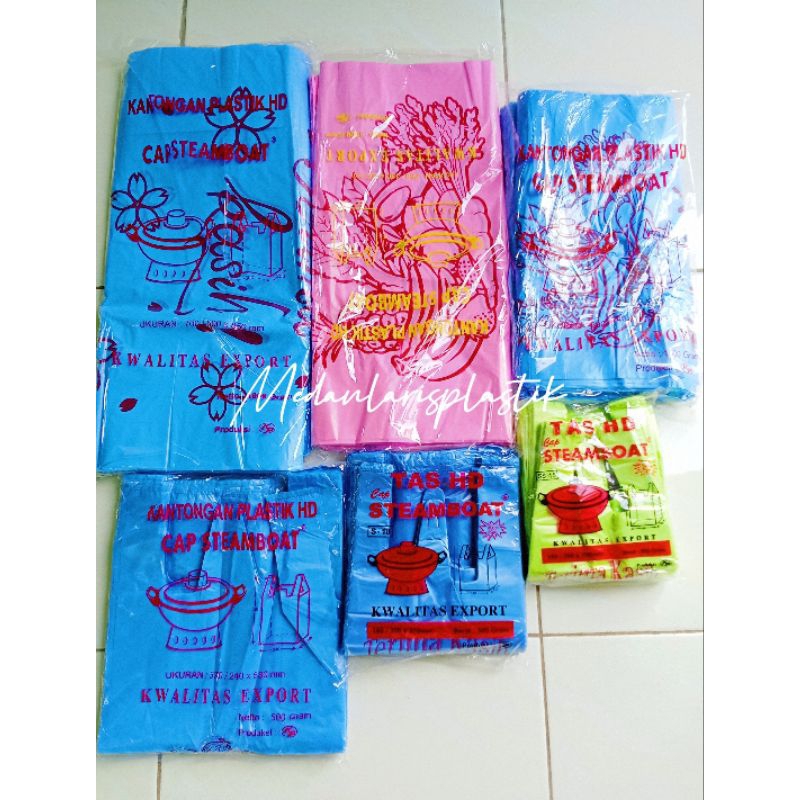 Plastik Asoy Cap Steamboat / Plastik thank you