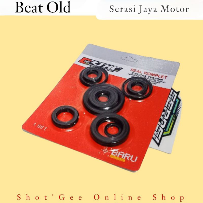 SIL SEAL SET OLI SEAL SET KOMPLIT BEAT CARBU / SCOOPY CARBU / SPACY CARBU