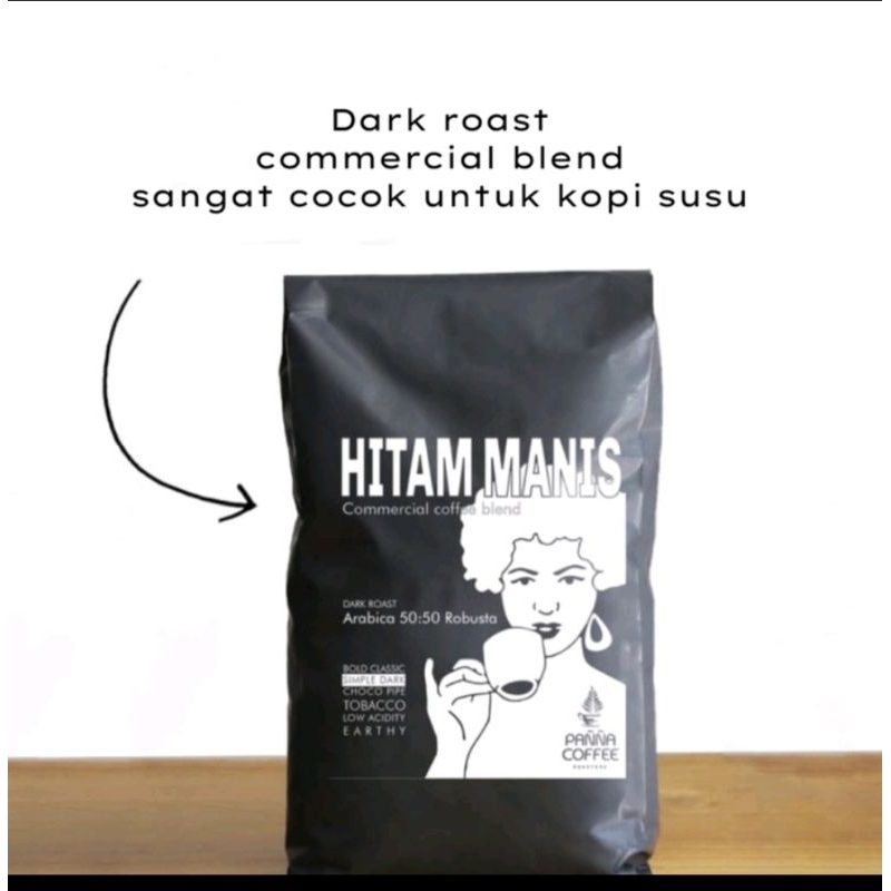 

kopi espresso blend 50/50 hitam manis
