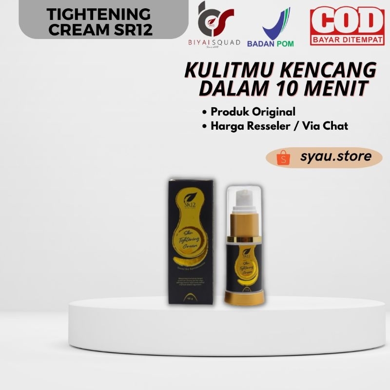 SR12 HERBAL SKINCARE TIGHTENING CREAM WHITENING TERBAIK PENCERAH WAJAH / PENGENCANG ANTI KERUT WAJAH