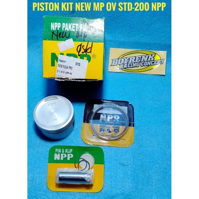 PISTON KIT SEHER SEKER MP MONO NEW MP VERZA CRF 150 OVERSIZE STD 50 100 150 200 NPP-BOYRENK