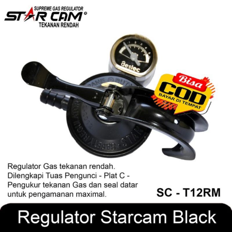 STARCAM REGURATOR GAS SC-T12RM/ SC-T12R REGURATOR GAS ANTI BOCOR