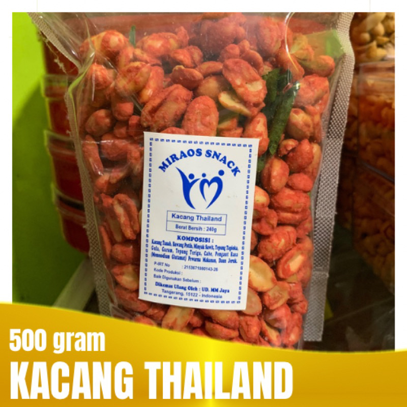 

Kacang Thailnd Daun Jeruk 500gram/Kacang Pedas/Gurih Renyah Nagih/ Terlaris
