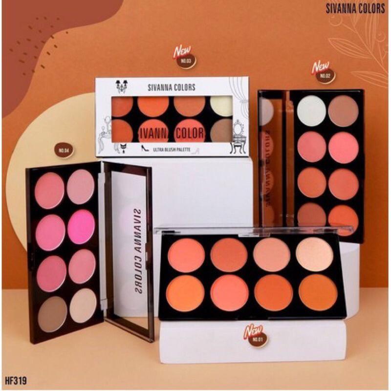 Sivanna Colors Ultra Blush Palette ORIGINAL THAILAND | Blush On Sivanna HF319 [BEST SELLLER]