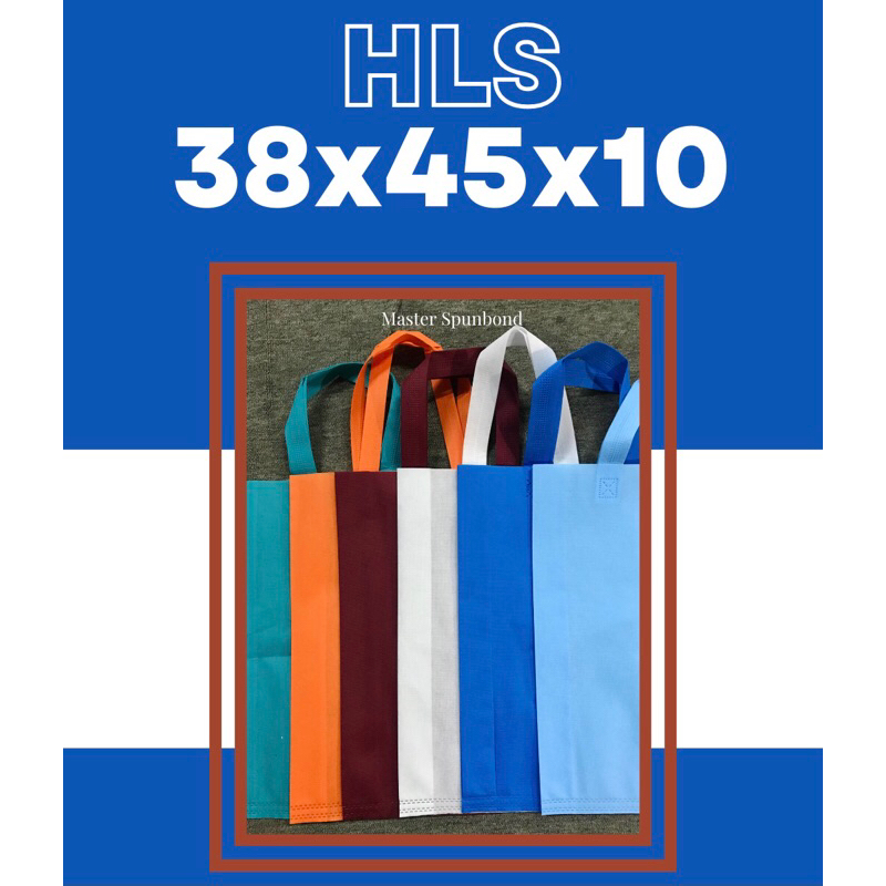 

[12 PCS] GOODIE BAG 38x45x10/TAS SOUVENIR/TAS BELANJA/TAS SPUNBOND