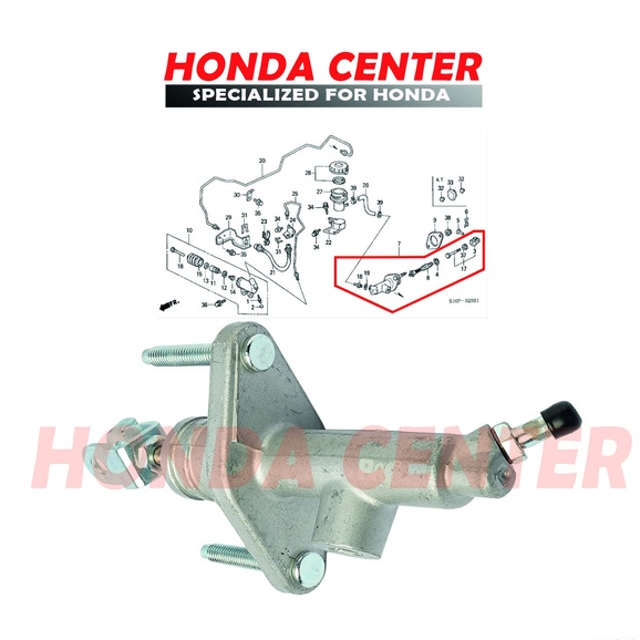 master sentral central kopling atas clutch master CM assy crv old gen1 2000 2001 crv s10