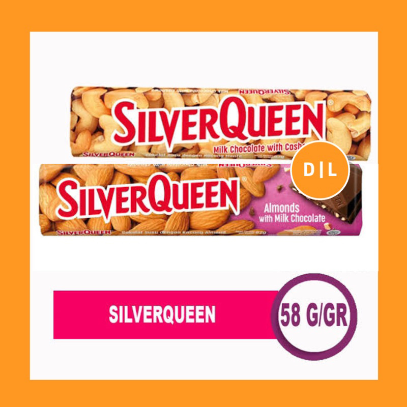 

Silverqueen coklat chasew & almond 58gr