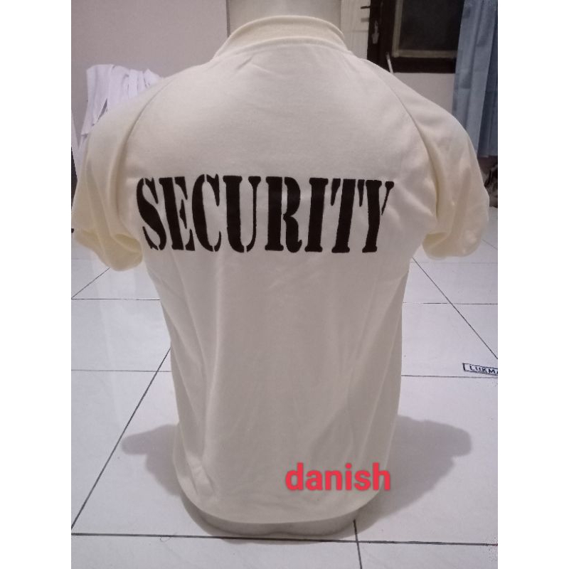 KAOS PENDEK SATPAM SECURITY TERBARU