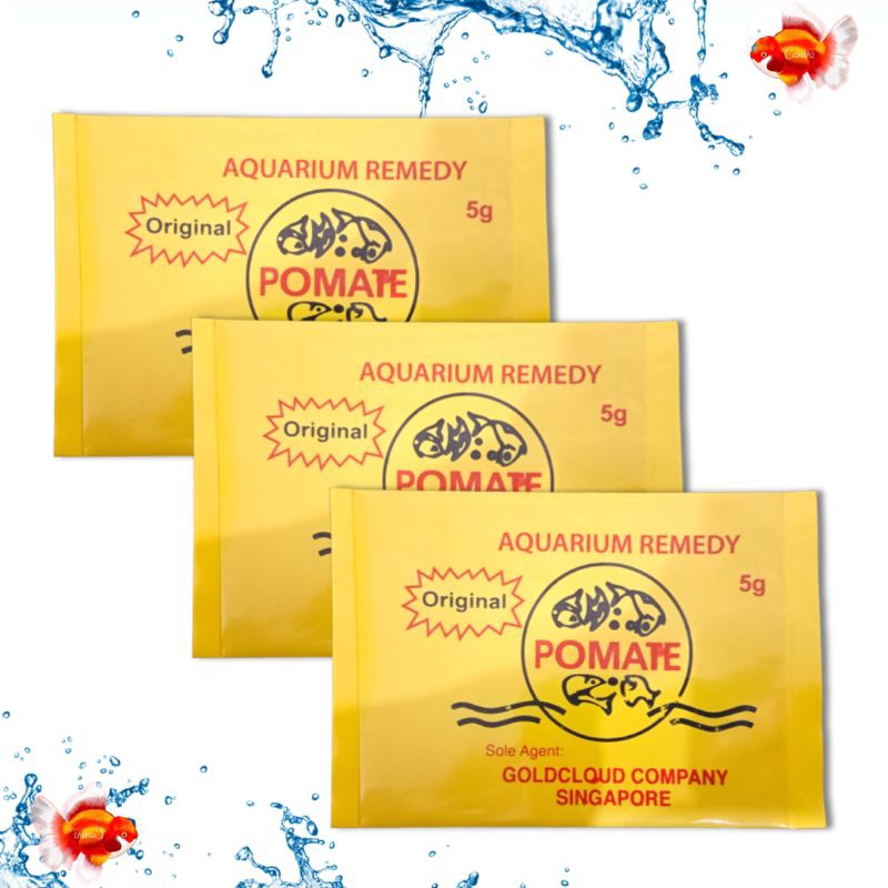 Obat ikan luka bakteri POMATE 5GR ORIGINAL