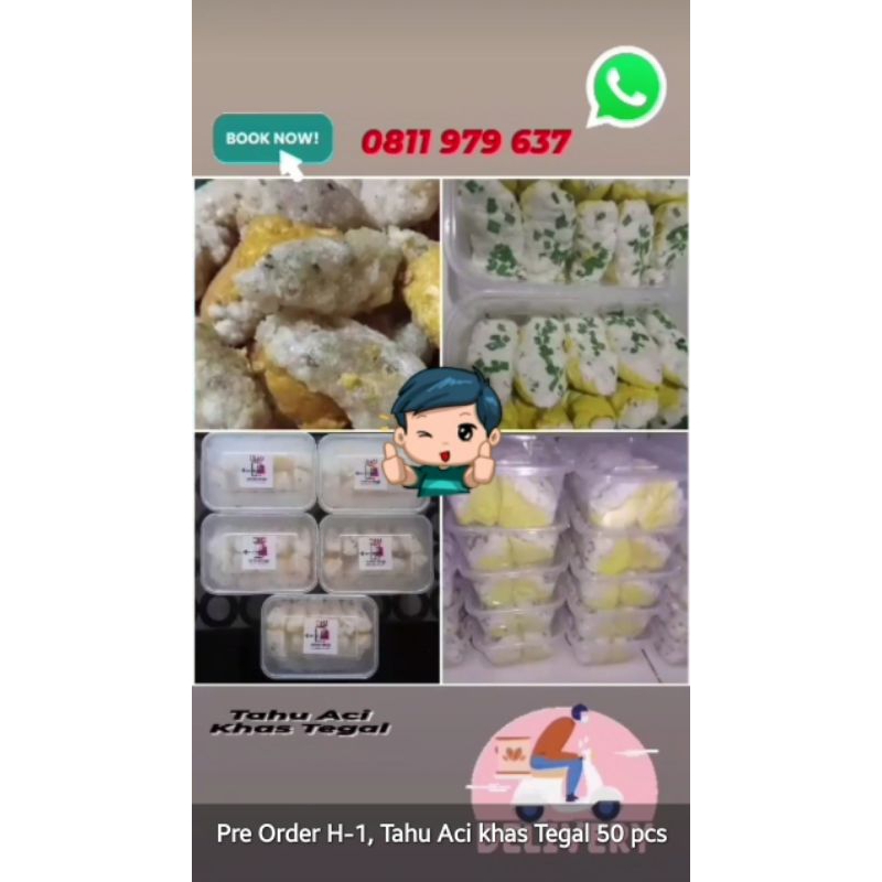 

Tahu Aci khas Tegal Family Pack 50 pcs