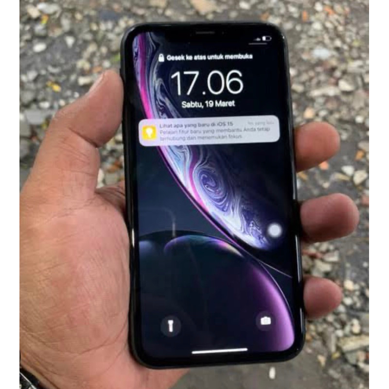 iphone xr ibox resmi hitam