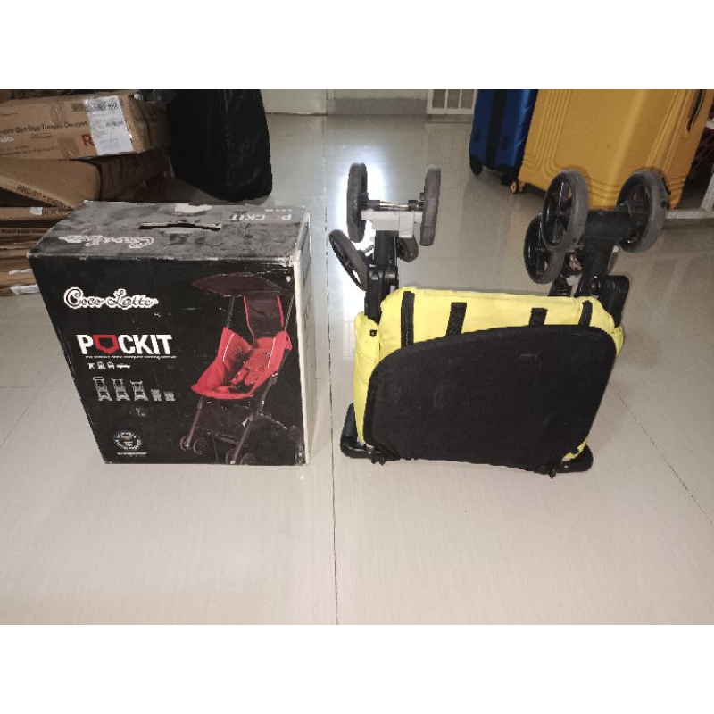 PRELOVED STROLLER COCOLATTE POCKIT GENERASI 6