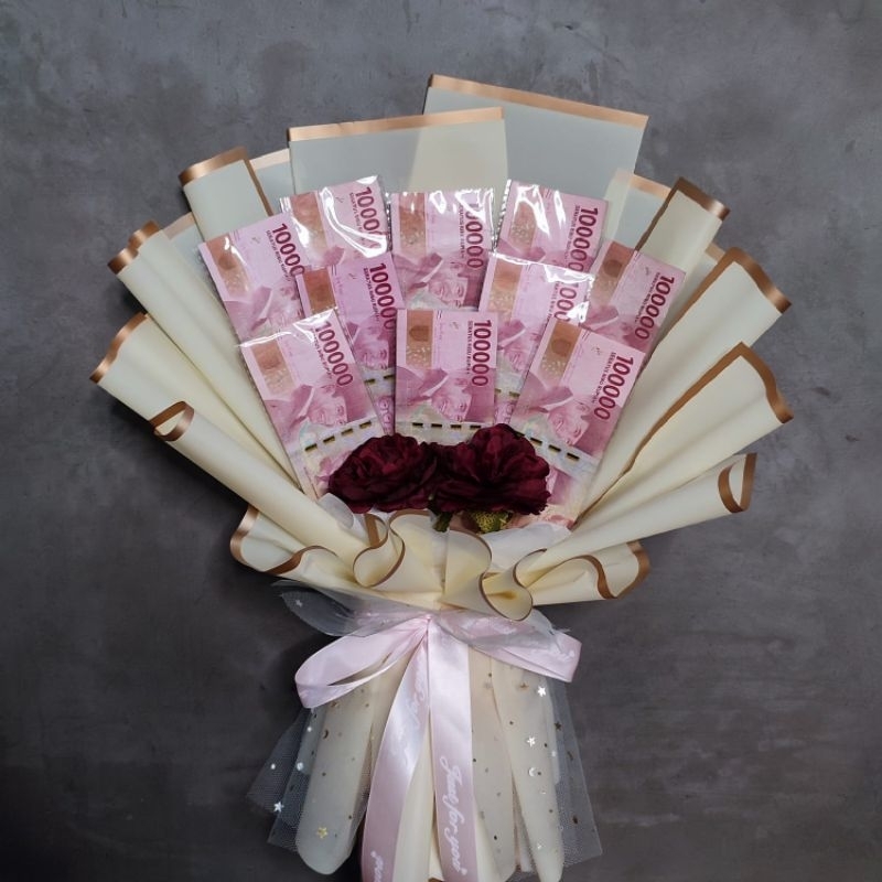 Buket Bouquet bunga wisuda pernikahan ulang tahun acara besar lainnya bisa request