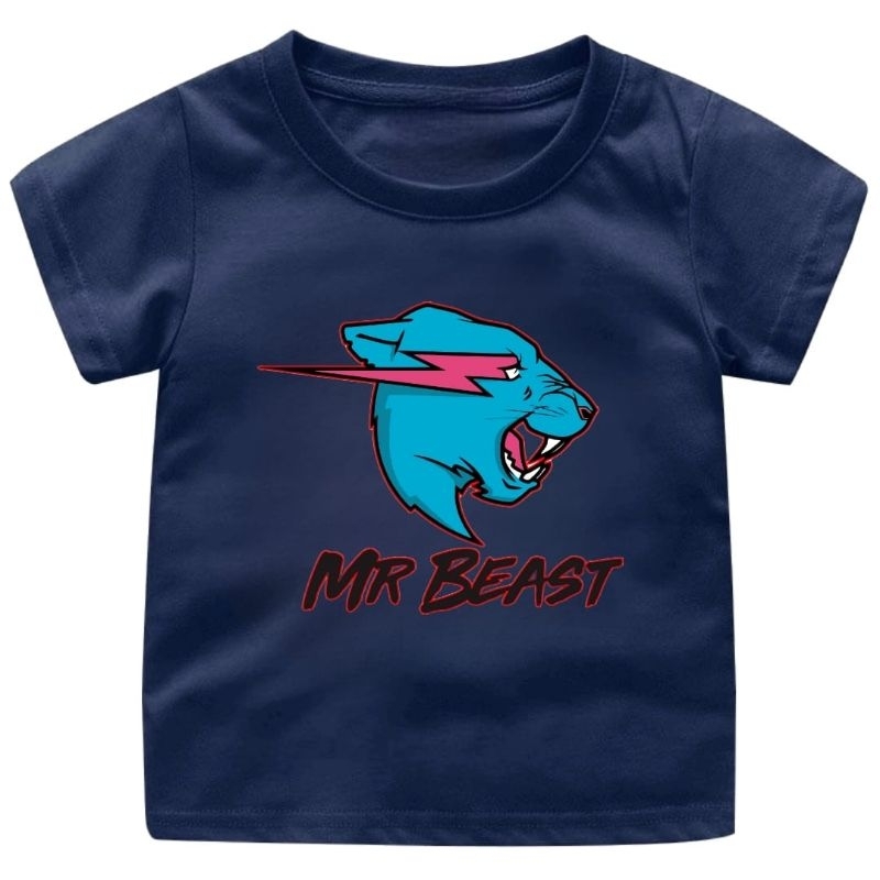 BAJU KAOS ANAK/REMAJA/DEWASA  MR BEAST YOUTUBER NO1 VIRAL.1-15TAHUN/DEWASA 4WARNA