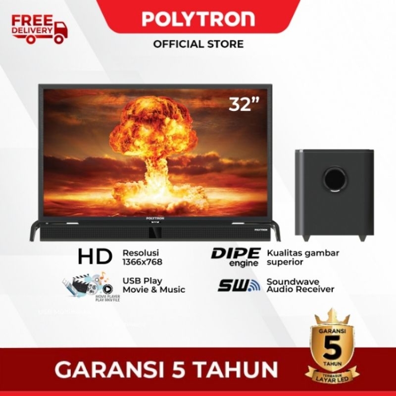 TV BASIC POLYTRON 32inc PLD32BV1558+swf0240