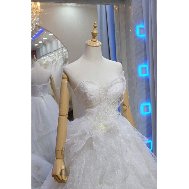 wedding gown premium korean look