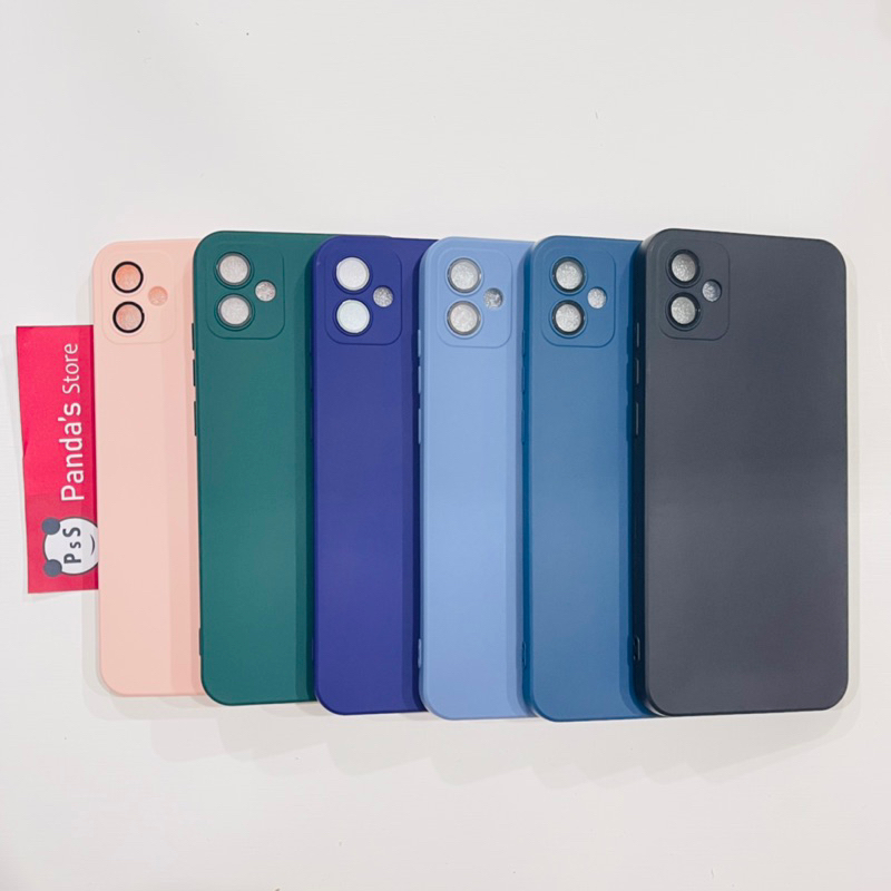 Case Samsung A04e Lenspro Makaron Full Color Softcase Pro Lensa