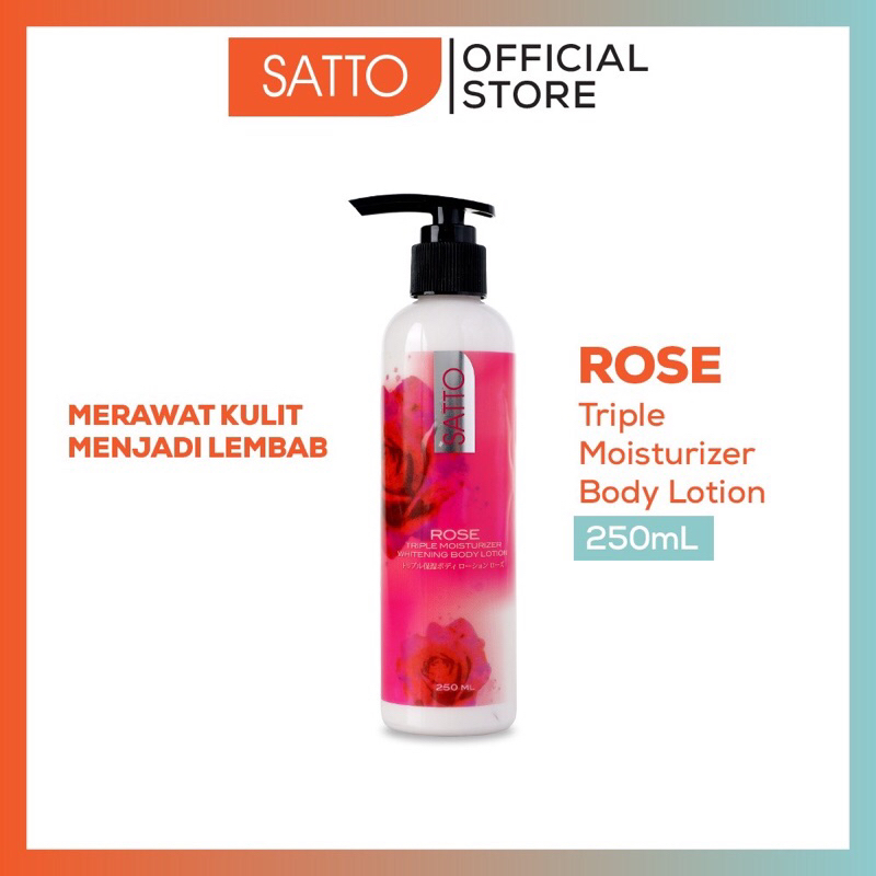 Satto Rose Triple Moisturizer Body Lotion