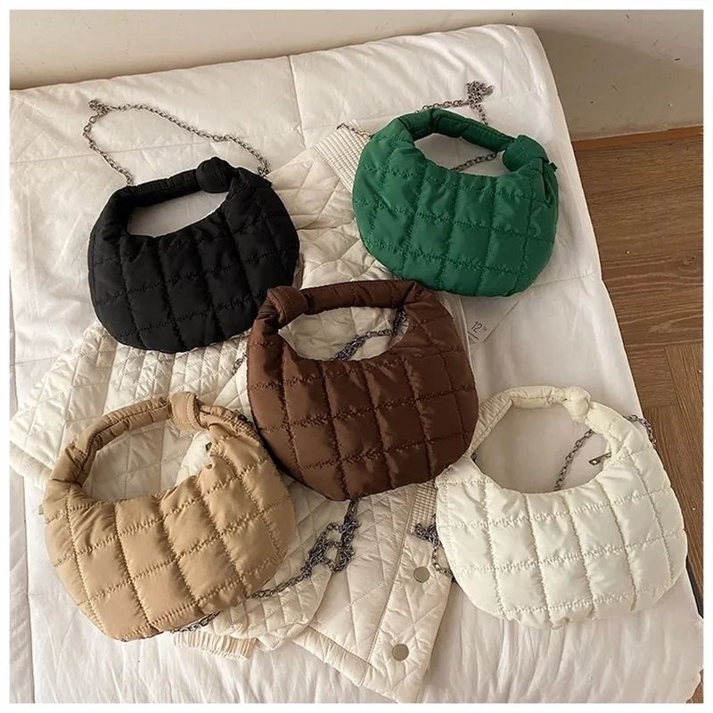 Puffy Bag FELICIA / Tas Selempang Wanita Tali Rantai / Tas Wanita Buble Import Hand Bag Tas Pesta Top Handle Tas Korea Tas Kekinian Tas Wanita Terbaru