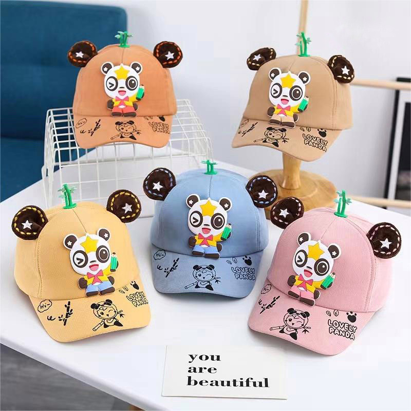 Topi Snapback Baseball Baby Anak Import Panda Premium