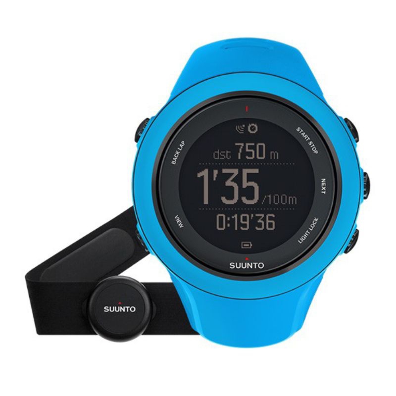 SUUNTO AMBIT3 SPORT BLUE HR -Jam Tangan Pria Smartwatch Original-Garansi Resmi