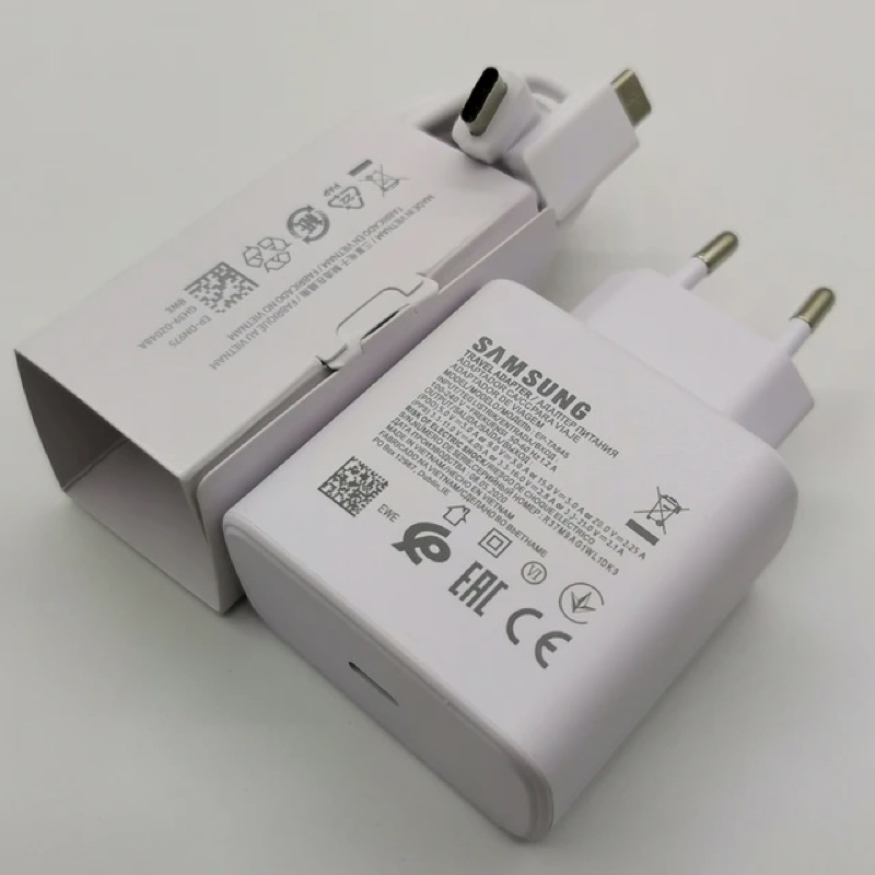 45W Charger Samsung ori Type C to C Super Fast Charge 45watt Note 10 10+ S10 S20 S21 S22 S23 ULTRA A52 A53 A71 A72 A73 M51 M52 M53