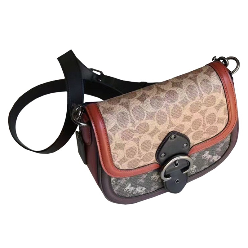 Coach Beat Saddle Bag  (C0745)