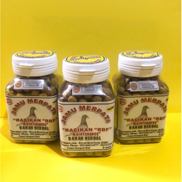 JAMU RBF KUNING MAINTINANCE MERPATI