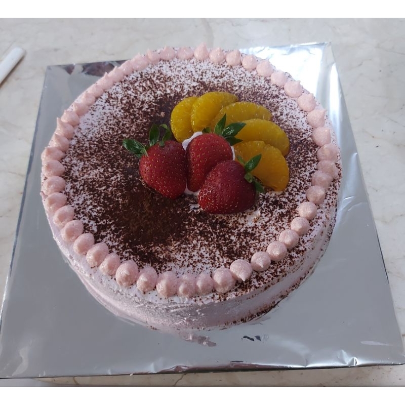 Strawberry Crepes Cake