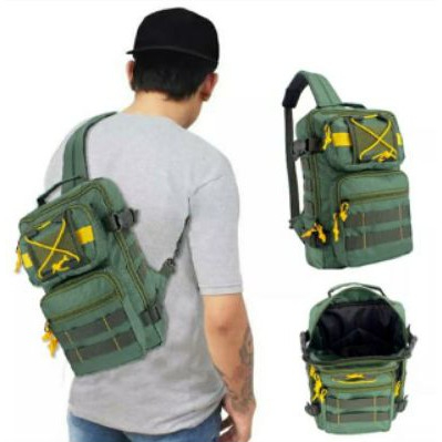 Slingbag Talikur Kuning Army ( HARGA GROSIR ) Tas Pria Wanita Tentara Polisi Militer TNI Model Bisa Slempang Slimbag dan Jinjing