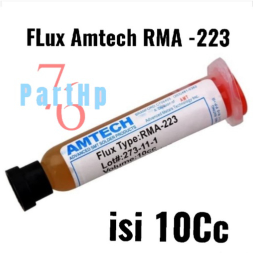 Flux Amtech Tipe RMA-223 isi 10cc Grade A - Pasta Songka Tanpa