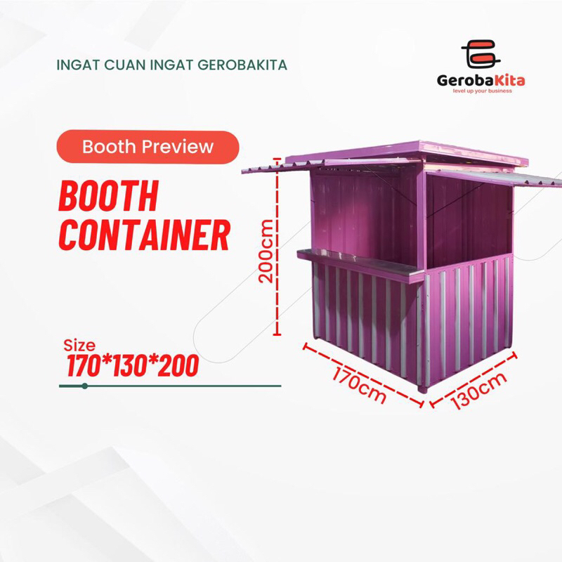 booth kontainer / booth container