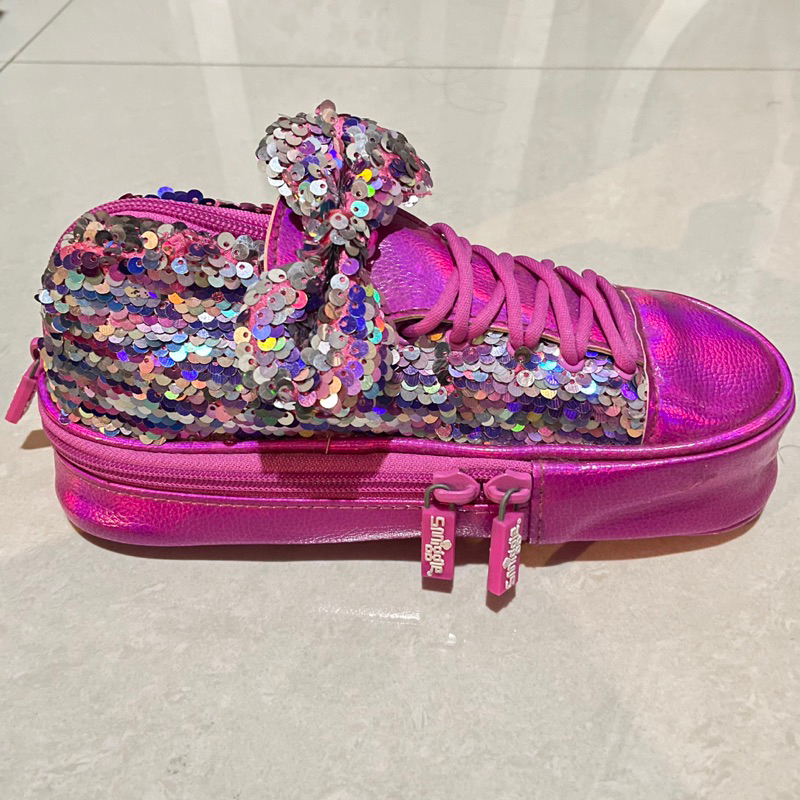 

smiggle pencil case & flat shoes