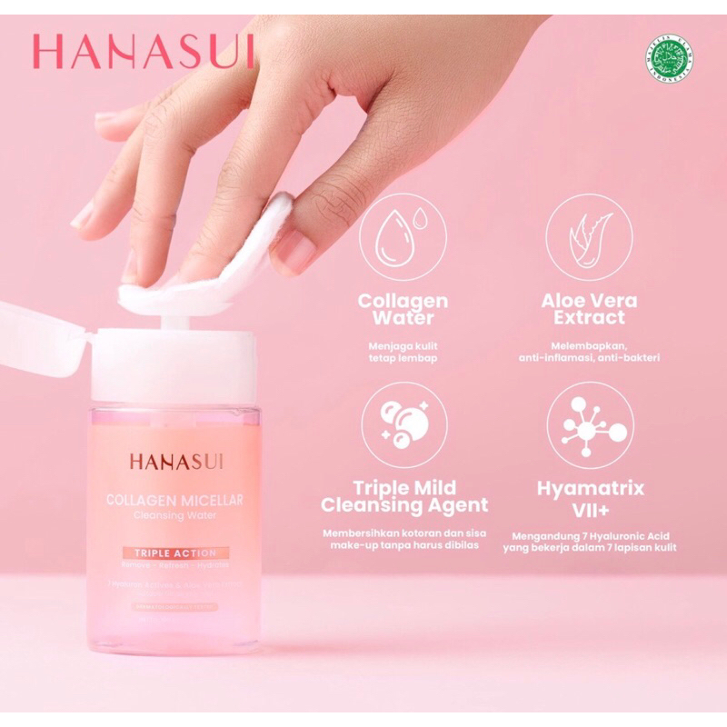 Hanasui Collagen Micellar Cleansing Water - 100ml